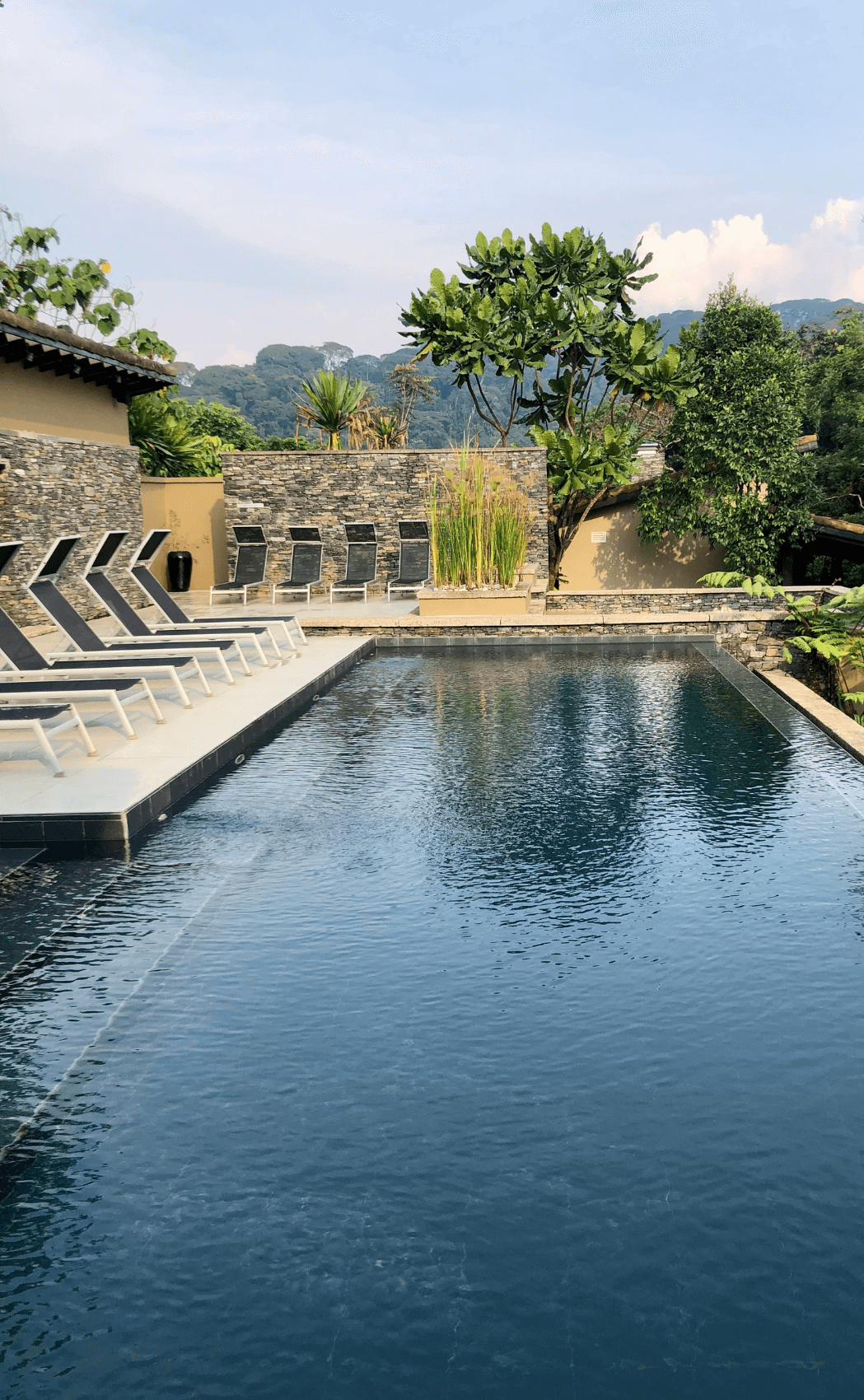 A luxurious pool in Rwanda