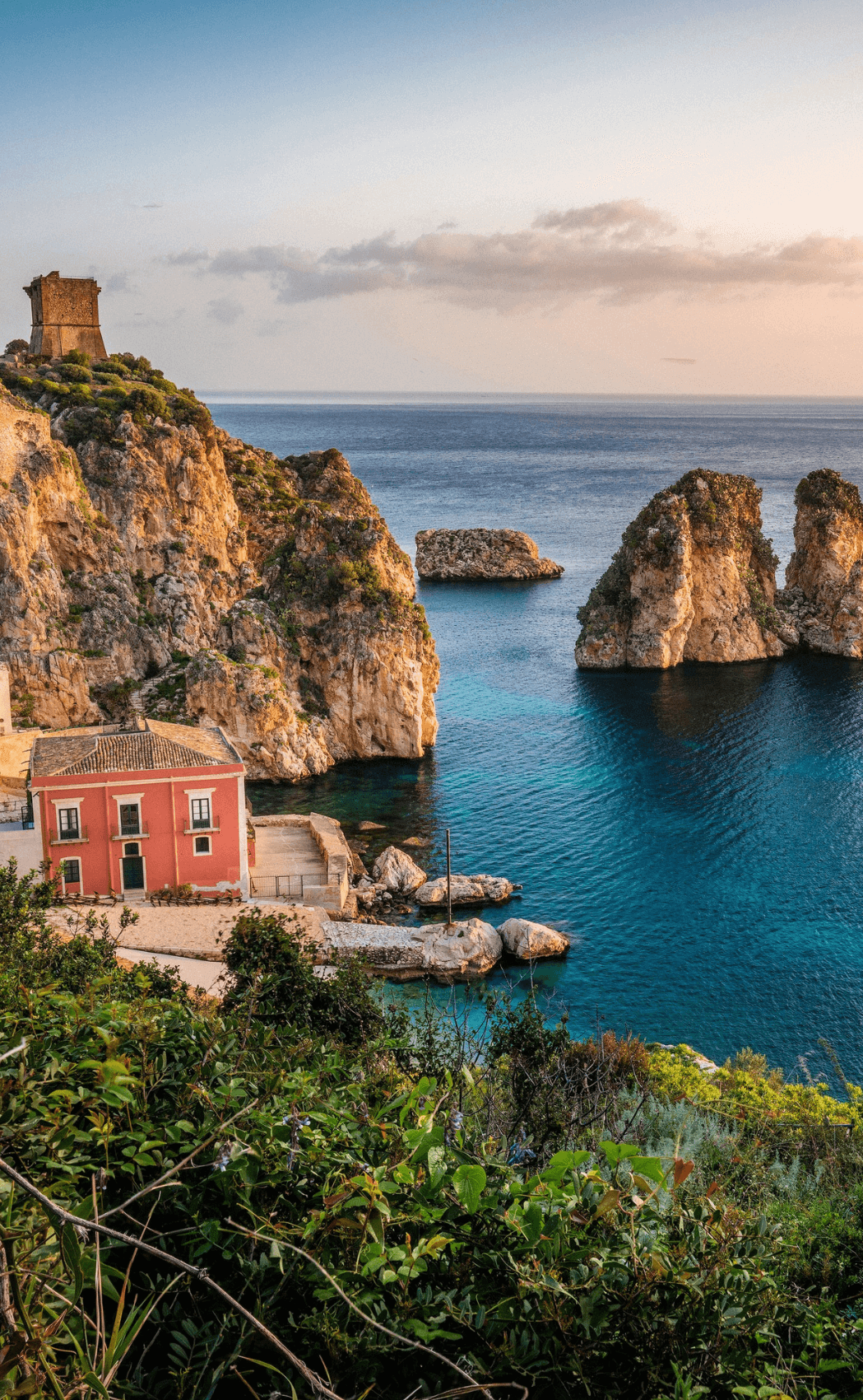 Sicily-coast Cliffs in Sicily