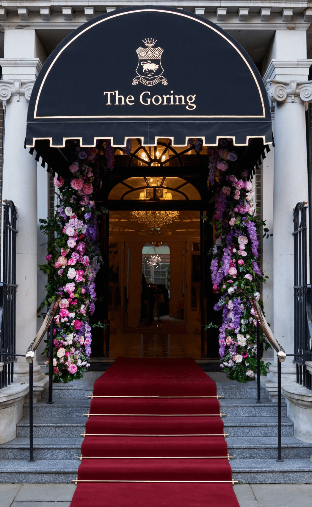 The entry at The Goring